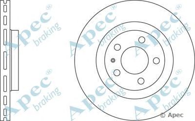 APEC BRAKING dsk774 -  Тормозной диск